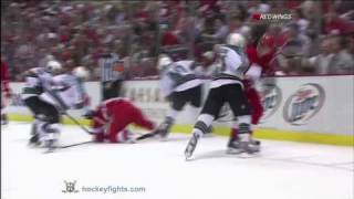 Scott Nichol vs Justin Abdelkader May 6, 2010 - Detroit feed