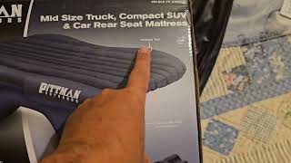 PITTMAN BACK SEAT AIR MATTRESS  #jeepgladiator  #jeeplife #camping #dispersedcamping #carcamping