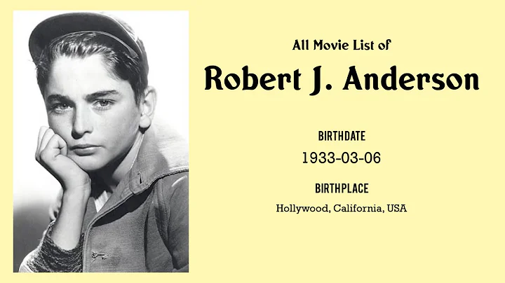 Robert J. Anderson Movies list Robert J. Anderson|...