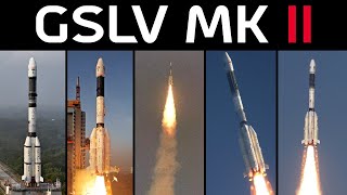 Gslv Mk Ii Rocket Launch Compilation