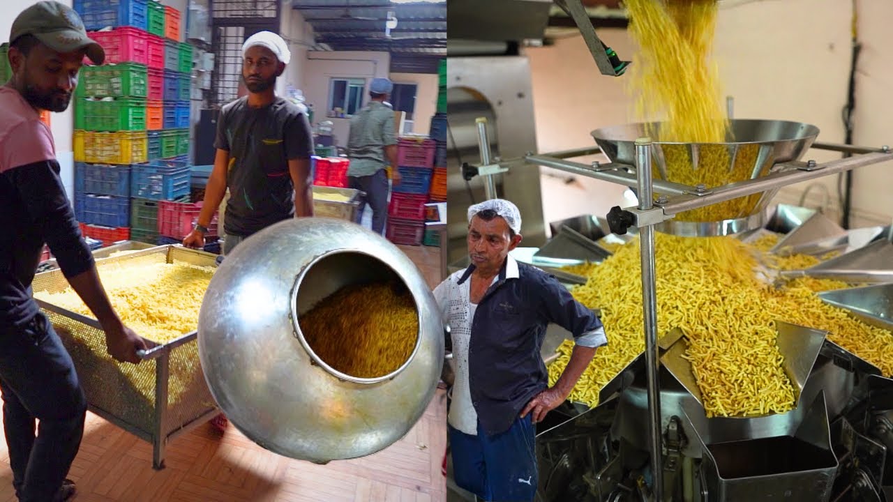 ભાવનગરી ગાંઠિયા ની ફેક્ટરી મનુભાઈ ગાંઠિયા વાળા બહુ મોટું નામ Manubhai gathiyawala Bhavnagar food