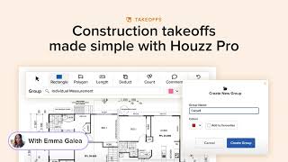 Houzz Pro - Takeoffs