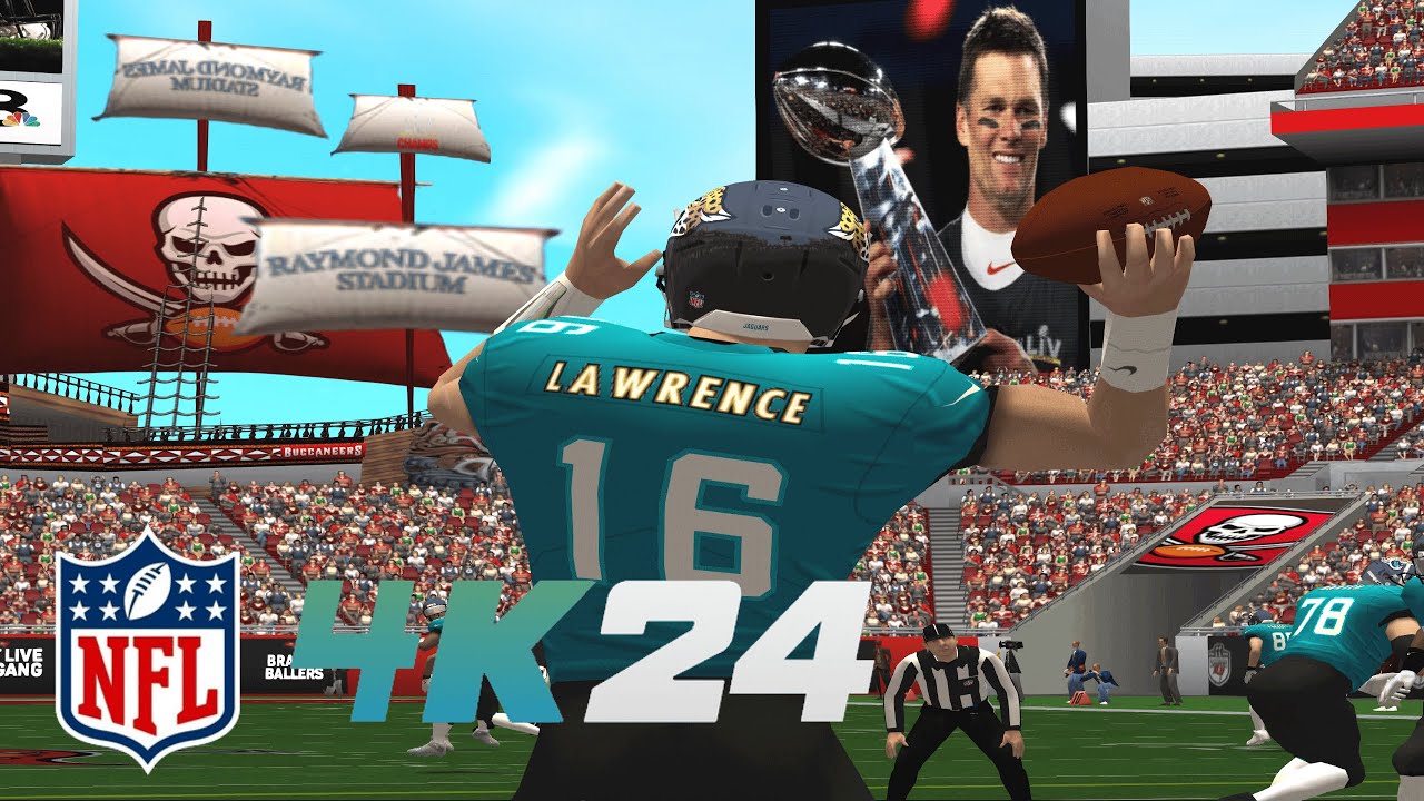NFL 4K24 (ESPN NFL Football 2024 Version) JAX TB YouTube