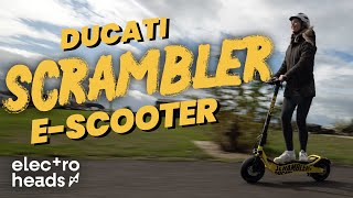 The chunky E-Scooter you'd love to own | Ducati Scrambler Cross-E