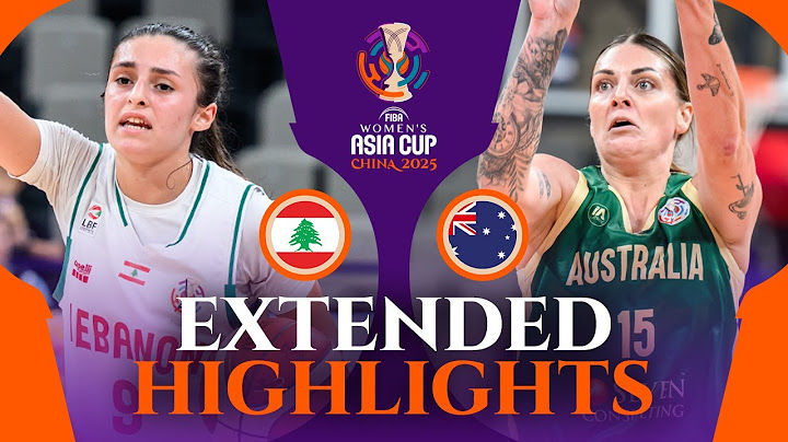 Lebanon 🇱🇧 vs Australia 🇦🇺 | Extended Highlights | FIBA Asia Cup Women 2025