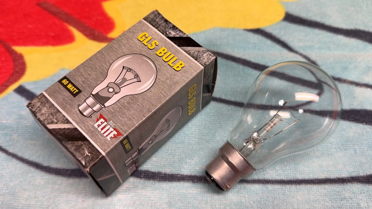 Лампа накаливания hsc Elite 60 Вт, прозрачная, BC