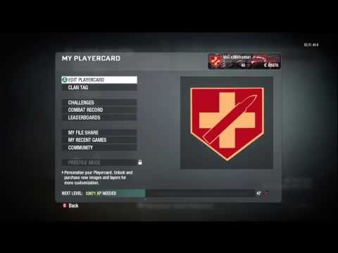 Black ops Juggernaut emblem tutorial with bullet. HD.