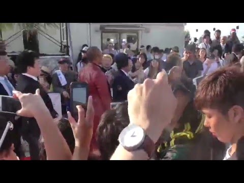 すっちー 第８回沖縄国際映画祭 島ぜんぶでおーきな祭  レッドカーペット 2016．4.21