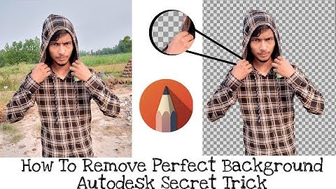 How to remove perfect background using Autodesk Autodesk se background kaise remove/change karen.