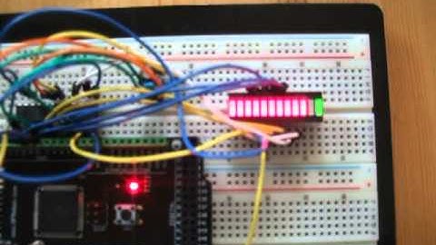 Bi-Color LED Bargraph controlled by Arduino and MAX7219 (Tetris-Style)