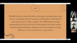 Presentasi terhadap Bisnis Arief Muhammad Update