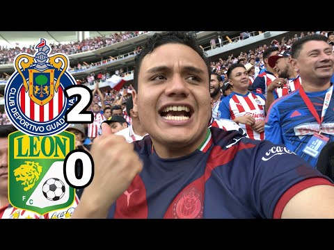 CHIVAS vs LEÓN 2-0 ¡GANAMOS! Derrotanos al LEÓN en el Akron | sigues tú Atlas...