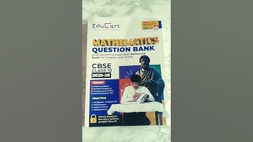 Educart Maths Question Bank👍 @Class10LearnWithMansi #shorts #books #educart #education #shorts