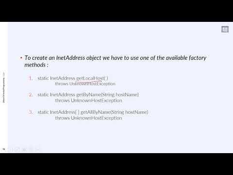 Object Oriented Programming