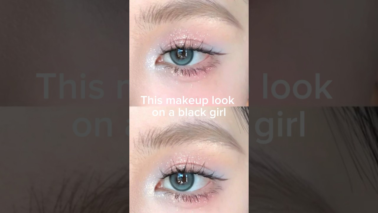 Black girl does Douyin Makeup #douyinbeauty #makeuptutorial #douyinmakeup #makeuptips #beauty