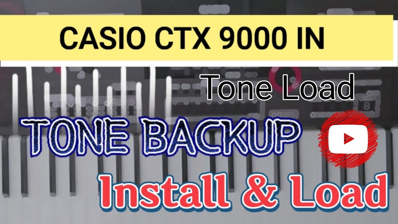 How To INSTALL | Full Backup | Casio CT-X 9000IN & 8000IN