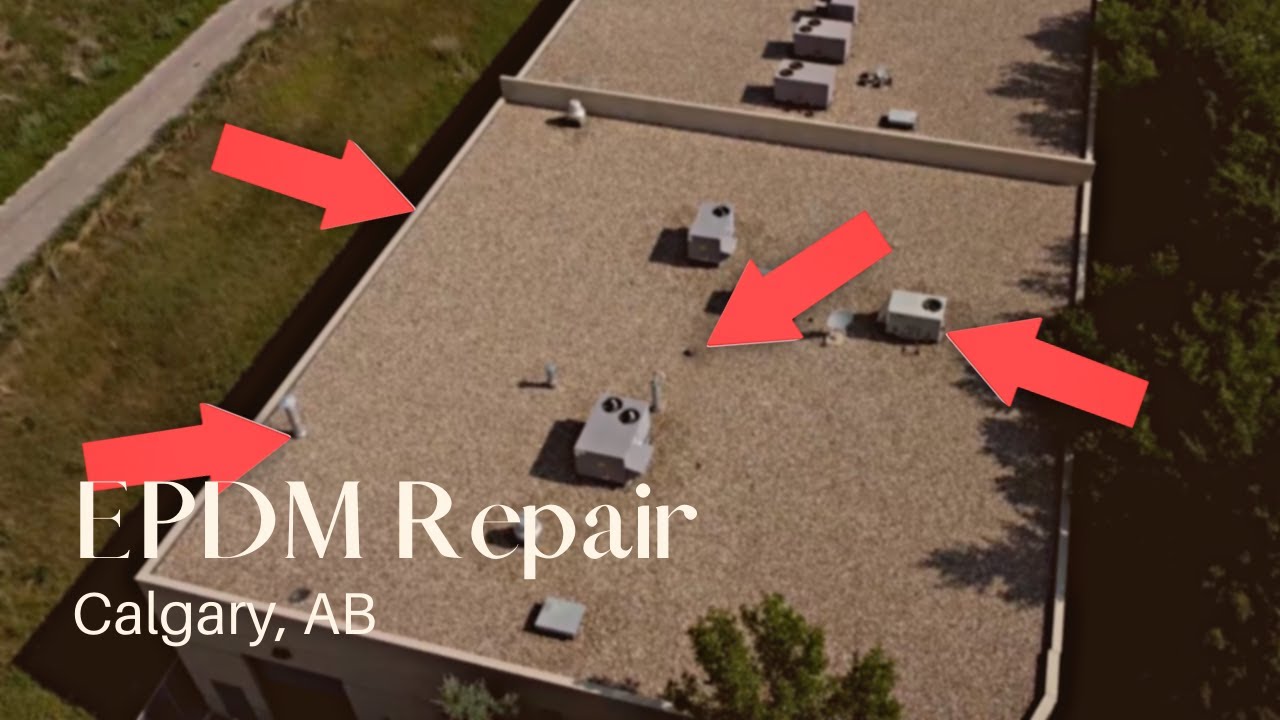 Flat Roof Guys Calgary, AB EPDM Repair DCM Mechanical YouTube