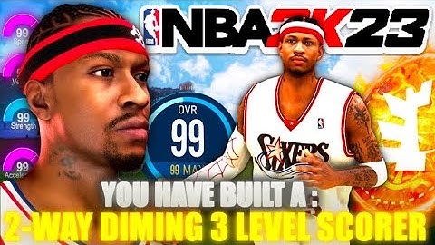 NBA2K23 *BEST* and *RARE* 2-way DIMING 3-LEVEL SCORER SG Edition