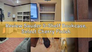 Review Sauder 5-Shelf Bookcase, Select Cherry Finish