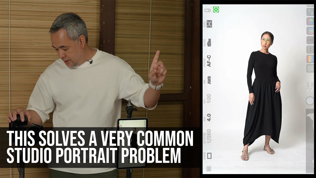 This SOLVES A Very Common Studio Portrait Problem! Pd. Ft. Retouch4me Clean Backdrop