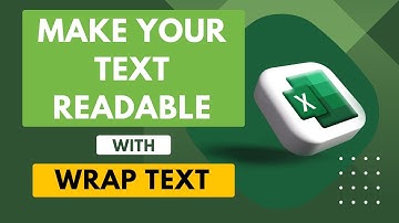How to use Wrap Text in Excel to fit long text & data into a single cell | Easy Method