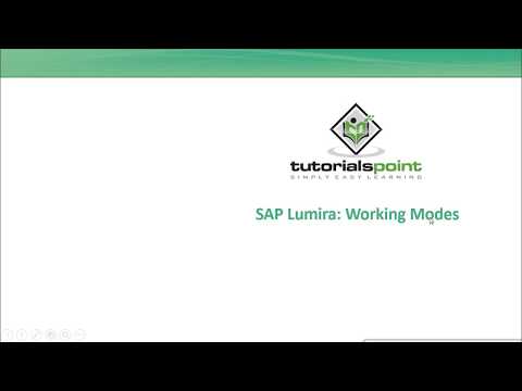 SAP Lumira - Working Modes