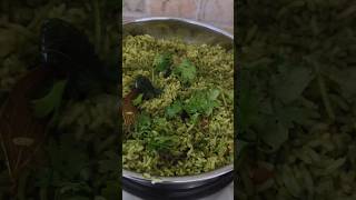 Simple & Healthy Spinach ⚡🔥🌿🌱😋Rice(Palakura)#trendingshorts #viralvideo #cooking