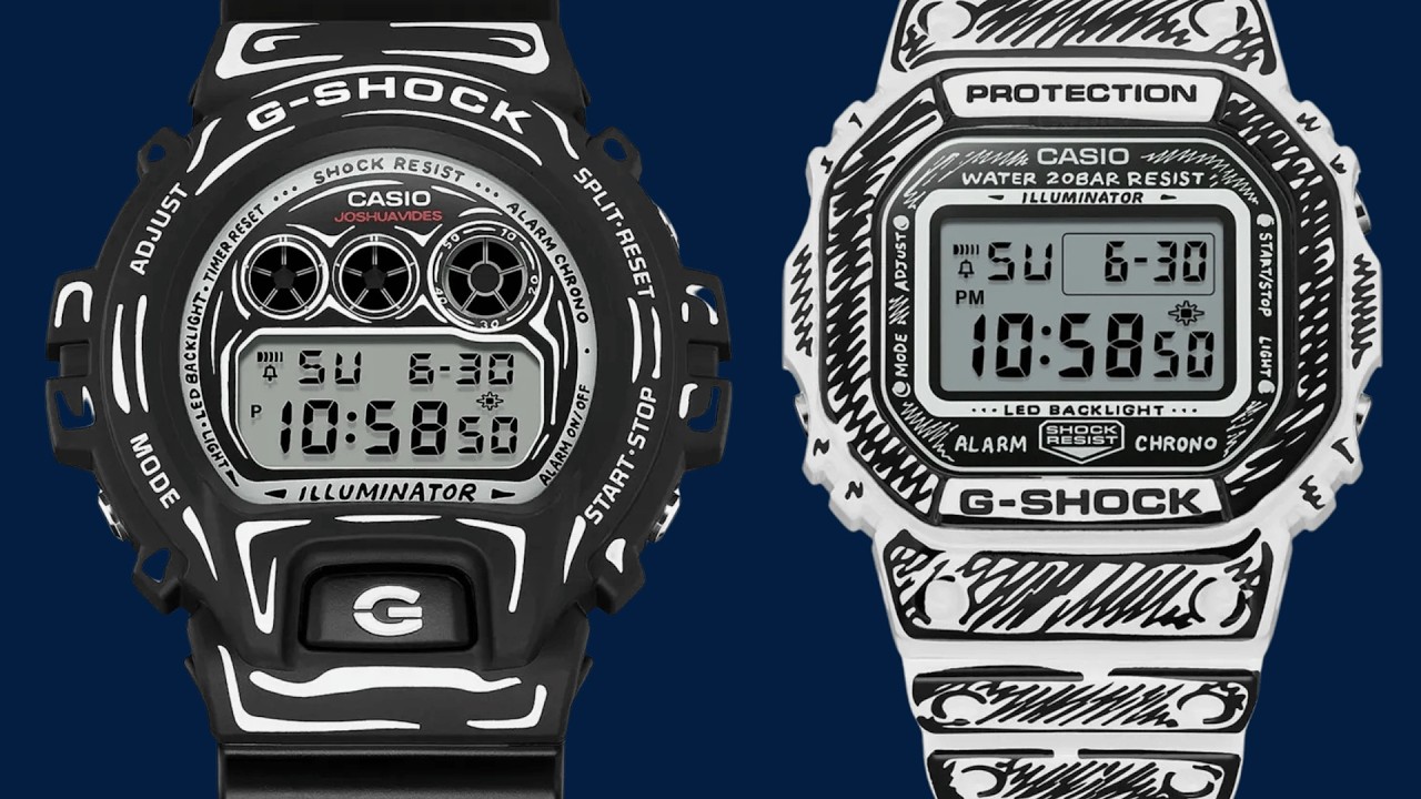 This G-Shock Looks Like a Drawing | Joshua Vides DW5600JV-7