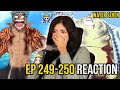 FRANKY'S BACKSTORY! | One Piece Episode 249 and 250 Reaction
