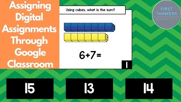 How to Assign Digital Assignments on Google Classroom using Digital Resources