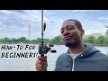 HOW TO Cast a Baitcasting Reel for BEGINNERS!!! (ft. Reggie -- 1R1R LIVE!)