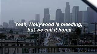 post malone - hollywood's bleeding (lyrics)