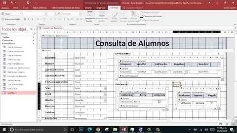 Microsoft Access Sub Formularios II