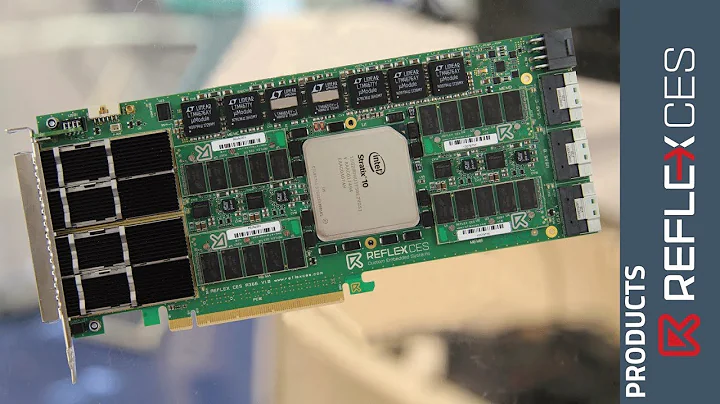 The XpressGXS10-FH800G Stratix® 10 FPGA PCIe board by REFLEX CES