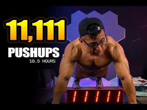 I Did 11,111 Pushups… Here’s the Full Session #worldrecord #training #pushups