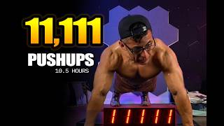 I Did 11,111 Pushups… Here’s the Full Session #worldrecord #training #pushups