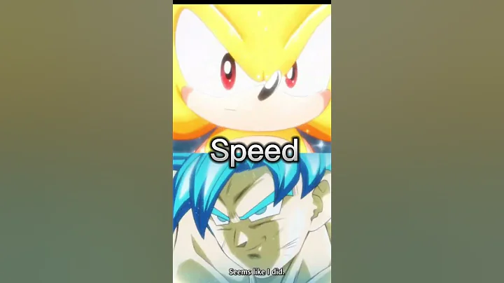 Sonic Vs Goku #sonic #sonicthehedgehog #goku #dbs #dbz #vs #debate