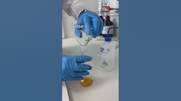 How Can You Properly Rinse Lab Glassware?