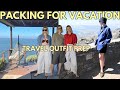 OUTFIT PREP and PACKING TIPS how I packed for a month long vacation