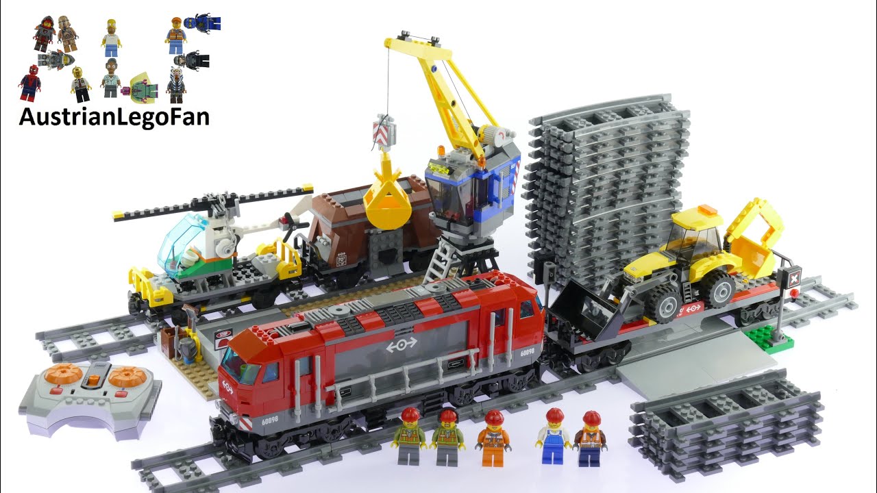 Lego City Cargo Train Speed Build - YouTube