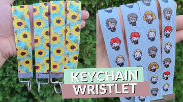 Faux Leather Craft Ideas | Easy No Sew Key Fob Wristlet