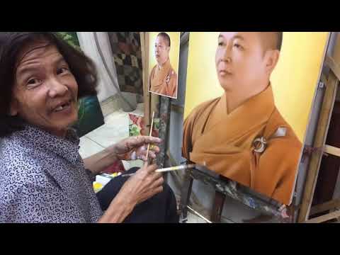 Vẽ chân dung vẽ truyền thần của nghệ nhân độc nhất ở Sài Gòn | Đoàn Nguyễn