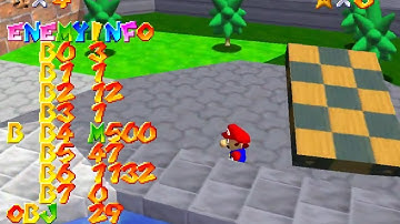 Effectinfo and EnemyInfo - SM64 Debug code