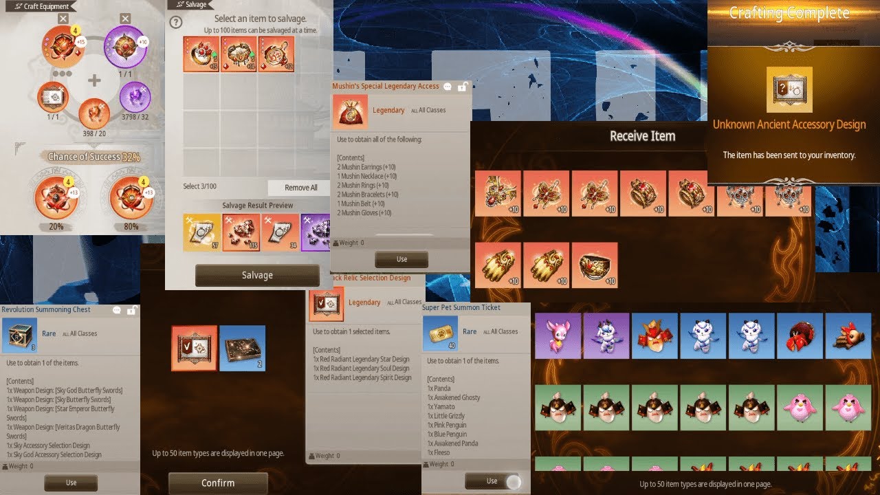 Blade & Soul Revolution BNSR flame festival freebies