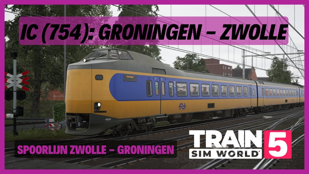 TSW5 | IC (754): Groningen - Zwolle | NS ICMm3 ‘Koploper’ | Spoorlijn Zwolle - Groningen | ATB