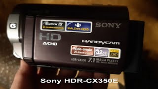 Тест видеокамеры  Sony HDR CX350E