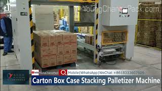 Carton Box Case Stacking Palletizer Machine | Young Chance Pack