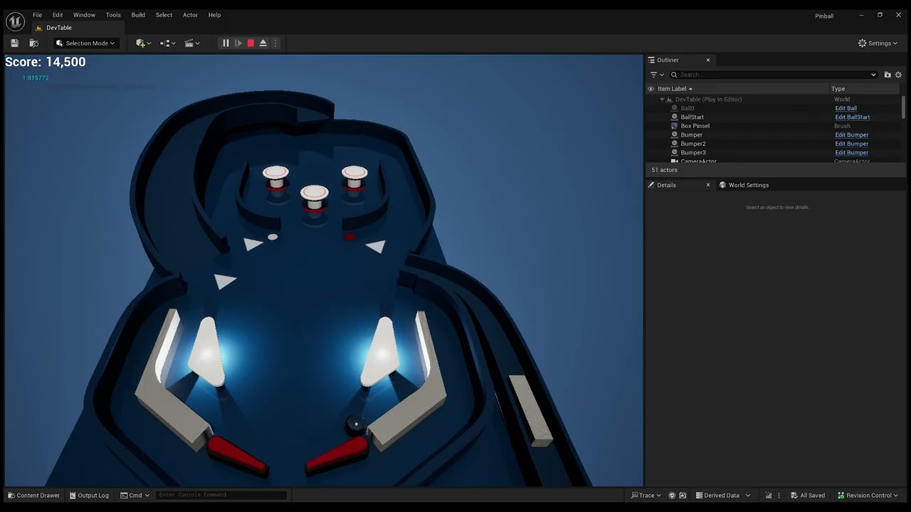 Pinball Progress Update: New bumper models with animation, light and sound