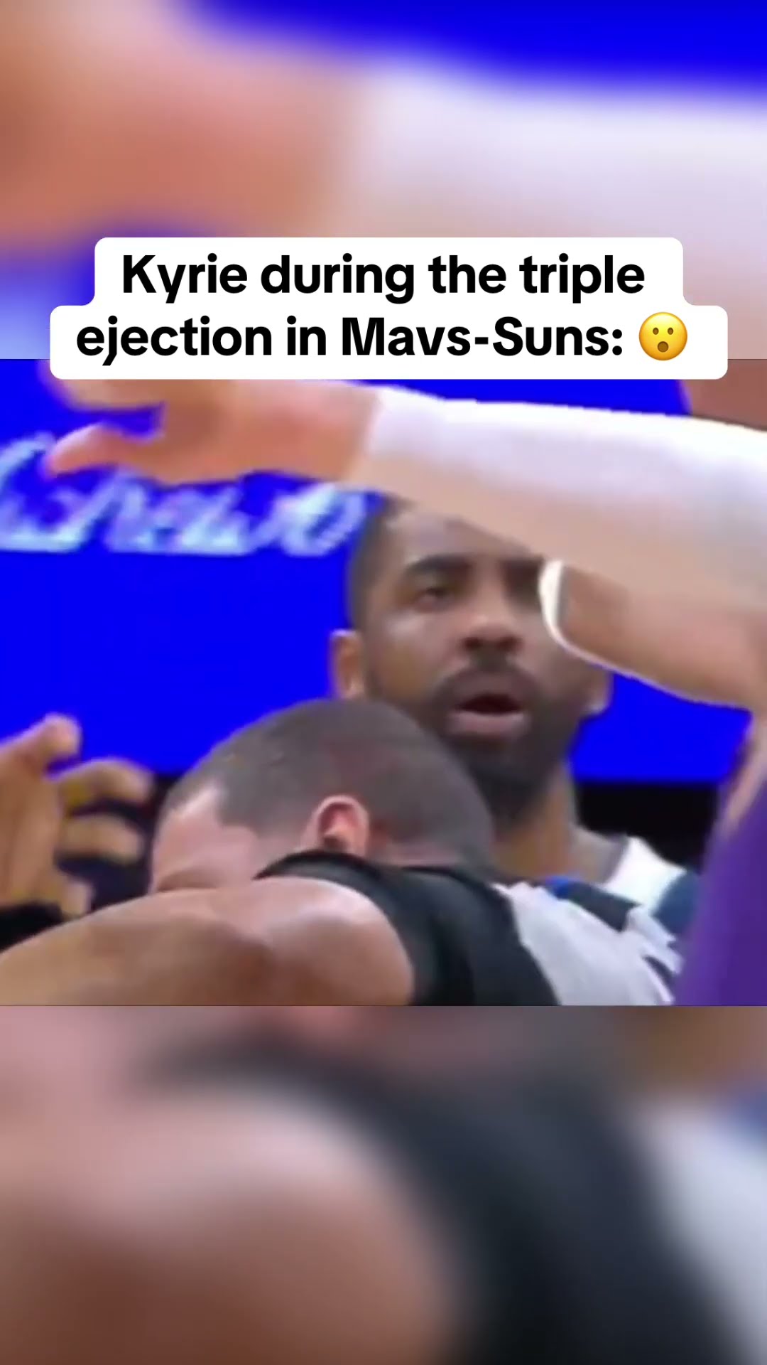 Kyrie couldn’t believe it ?