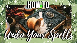 Famous How to Undo your Spells║Witchcraft 101 Net Worth